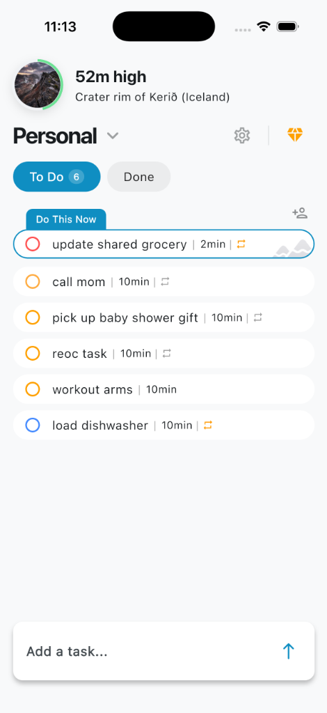Light Mode Task List